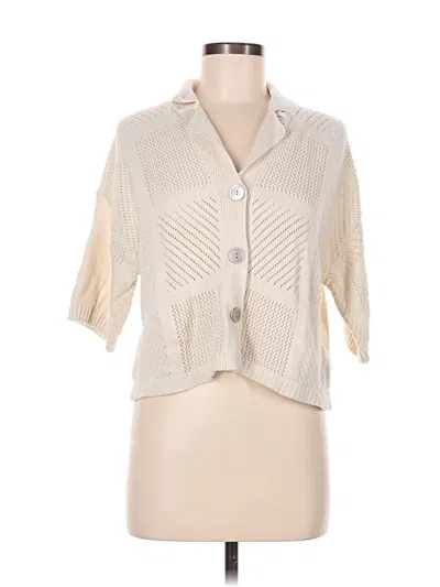 Pre-owned Cupcakes And Cashmere Cardigan Sweater In Ivory