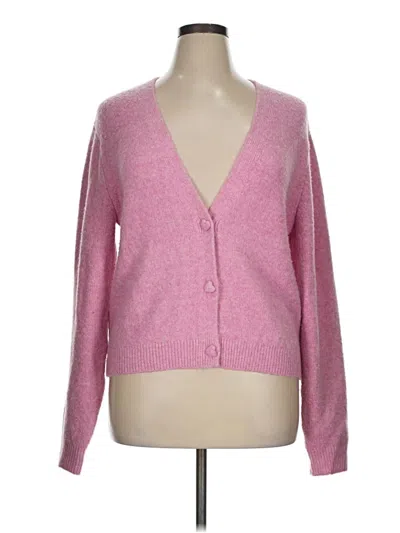 Pre-owned Cupcakes And Cashmere Cardigan Sweater In Pink