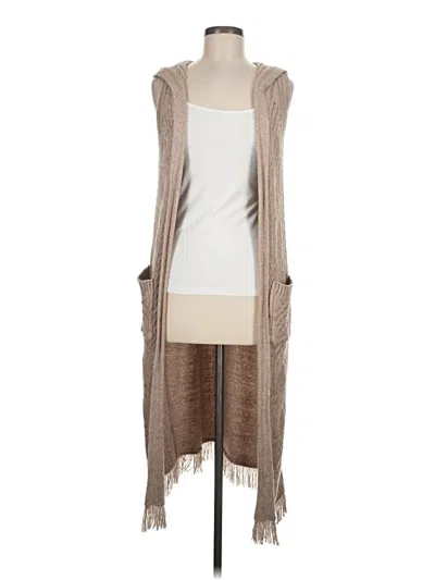 Pre-owned Cupcakes And Cashmere Cardigan Sweater In Tan