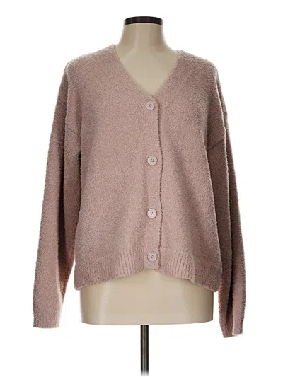 Pre-owned Cupcakes And Cashmere Cardigan Sweater In Tan