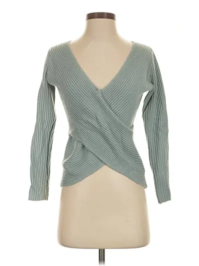 Pre-owned Cupcakes And Cashmere Cardigan Sweater In Teal