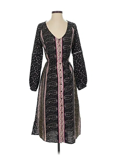 Pre-owned Cupcakes And Cashmere Casual Dress In Black