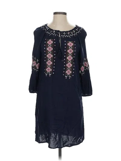 Pre-owned Cupcakes And Cashmere Casual Dress In Blue