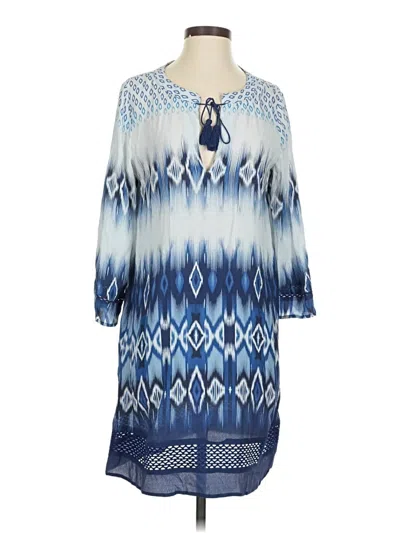 Pre-owned Cupcakes And Cashmere Casual Dress In Blue