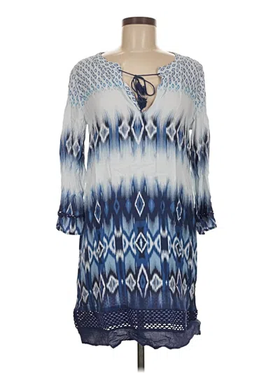 Pre-owned Cupcakes And Cashmere Casual Dress In Blue