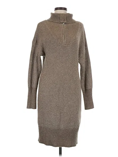 Pre-owned Cupcakes And Cashmere Casual Dress In Gray