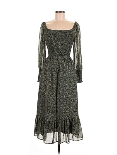 Pre-owned Cupcakes And Cashmere Casual Dress In Green