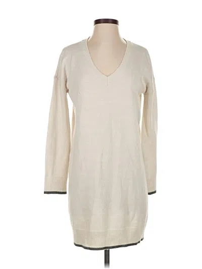 Pre-owned Cupcakes And Cashmere Casual Dress In Ivory
