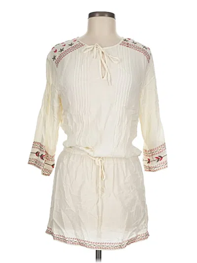 Pre-owned Cupcakes And Cashmere Casual Dress In Ivory