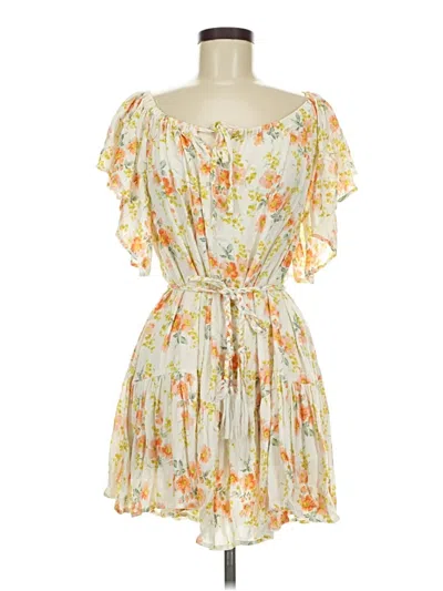 Pre-owned Cupcakes And Cashmere Casual Dress In Yellow