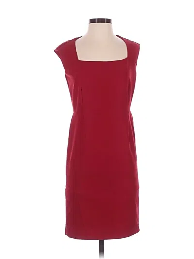 Pre-owned Cupcakes And Cashmere Cocktail Dress In Burgundy