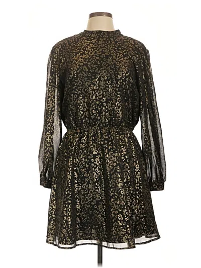Pre-owned Cupcakes And Cashmere Cocktail Dress In Gold