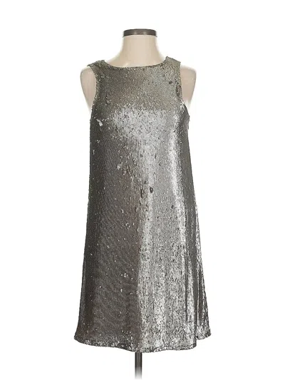 Pre-owned Cupcakes And Cashmere Cocktail Dress In Silver