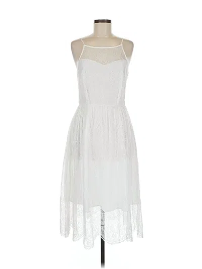 Pre-owned Cupcakes And Cashmere Cocktail Dress In White