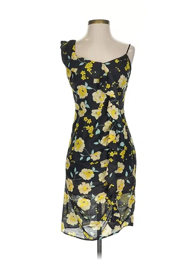 Pre-owned Cupcakes And Cashmere Cocktail Dress In Yellow