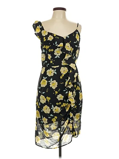Pre-owned Cupcakes And Cashmere Cocktail Dress In Yellow