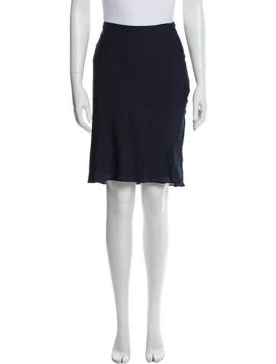 Pre-owned Cupcakes And Cashmere Daria Knee-length Skirt W/ Tags In Blue