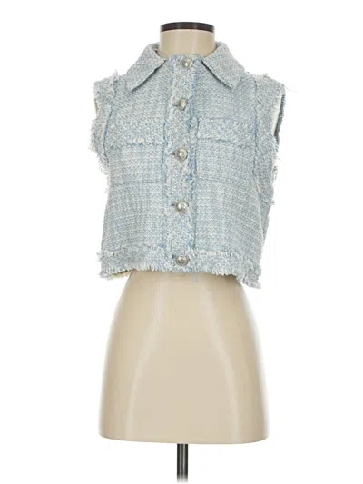 Pre-owned Cupcakes And Cashmere Denim Vest In Blue