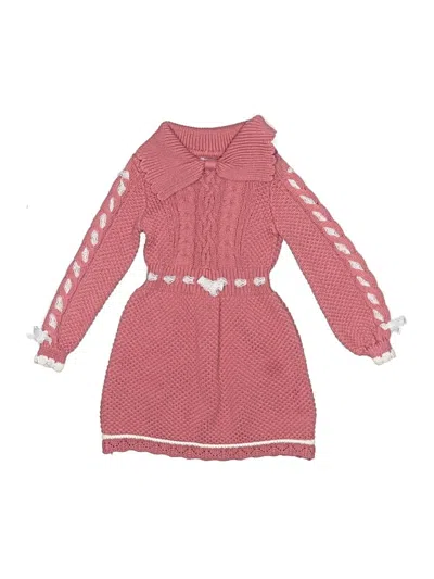 Pre-owned Cupcakes And Cashmere Kids' Dress In Pink