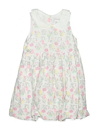 Pre-owned Cupcakes And Cashmere Kids' Dress In White