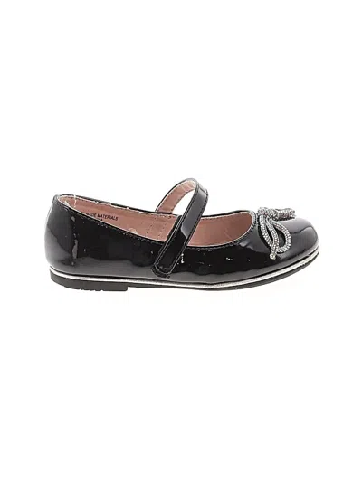 Pre-owned Cupcakes And Cashmere Kids' Flats In Black