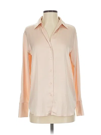 Pre-owned Cupcakes And Cashmere Long Sleeve Blouse In Ivory