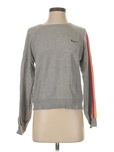 Pre-owned Cupcakes And Cashmere Long Sleeve T-shirt In Gray