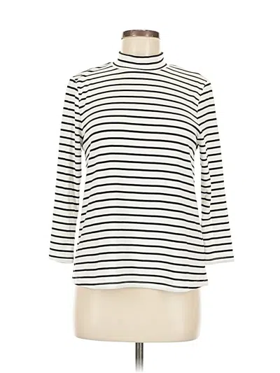 Pre-owned Cupcakes And Cashmere Long Sleeve Turtleneck In White