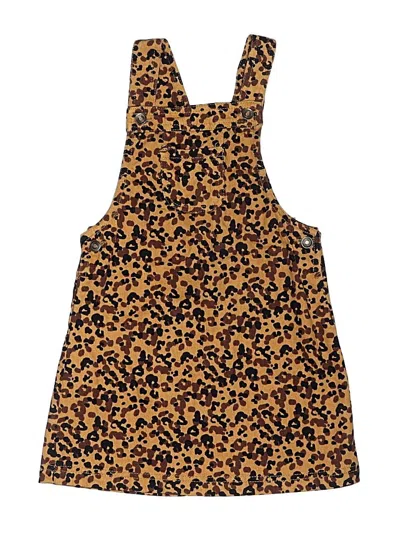 Pre-owned Cupcakes And Cashmere Kids' Overalls In Gold