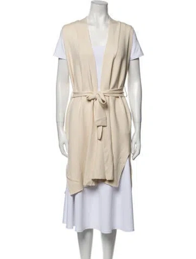 Pre-owned Cupcakes And Cashmere Plunge Neckline Sweater In Neutral