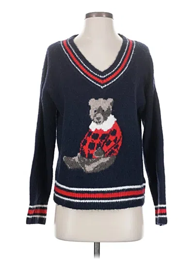 Pre-owned Cupcakes And Cashmere Pullover Sweater In Blue