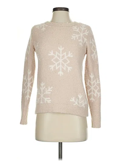 Pre-owned Cupcakes And Cashmere Pullover Sweater In Brown