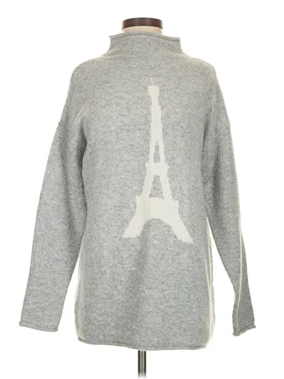 Pre-owned Cupcakes And Cashmere Pullover Sweater In Gray
