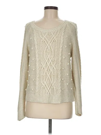 Pre-owned Cupcakes And Cashmere Pullover Sweater In Ivory