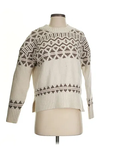 Pre-owned Cupcakes And Cashmere Pullover Sweater In Ivory
