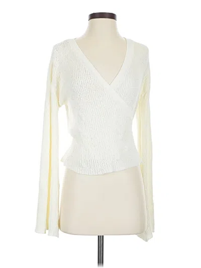 Pre-owned Cupcakes And Cashmere Pullover Sweater In Ivory