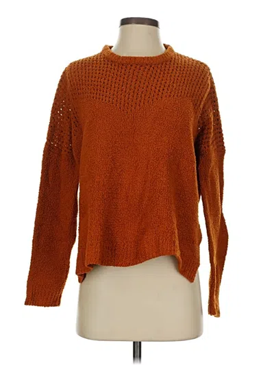 Pre-owned Cupcakes And Cashmere Pullover Sweater In Orange