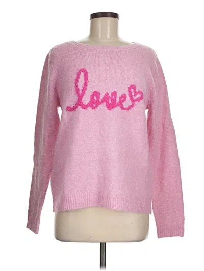Pre-owned Cupcakes And Cashmere Pullover Sweater In Pink