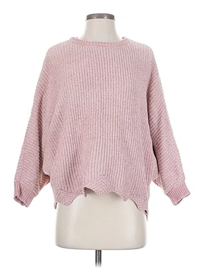 Pre-owned Cupcakes And Cashmere Pullover Sweater In Pink