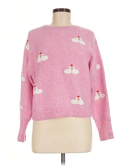 Pre-owned Cupcakes And Cashmere Pullover Sweater In Pink