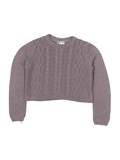 Pre-owned Cupcakes And Cashmere Kids' Pullover Sweater In Purple