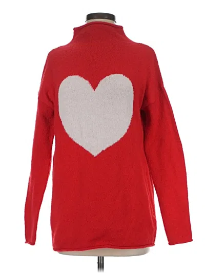 Pre-owned Cupcakes And Cashmere Pullover Sweater In Red