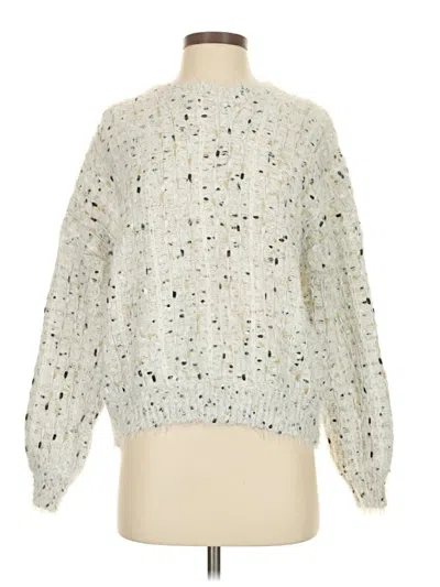 Pre-owned Cupcakes And Cashmere Pullover Sweater In Silver