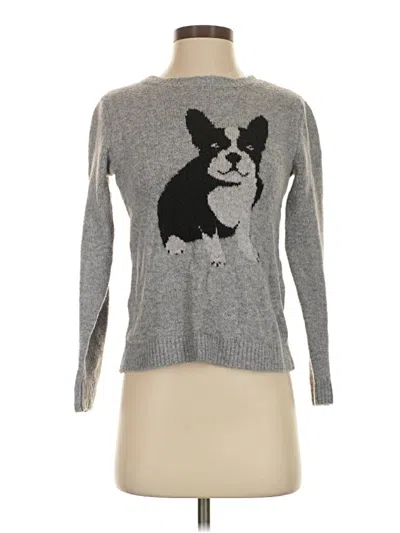 Pre-owned Cupcakes And Cashmere Pullover Sweater In Silver
