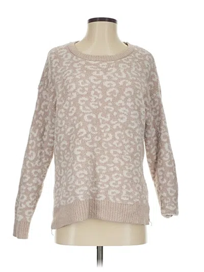 Pre-owned Cupcakes And Cashmere Pullover Sweater In Tan