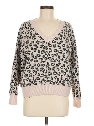Pre-owned Cupcakes And Cashmere Pullover Sweater In Tan
