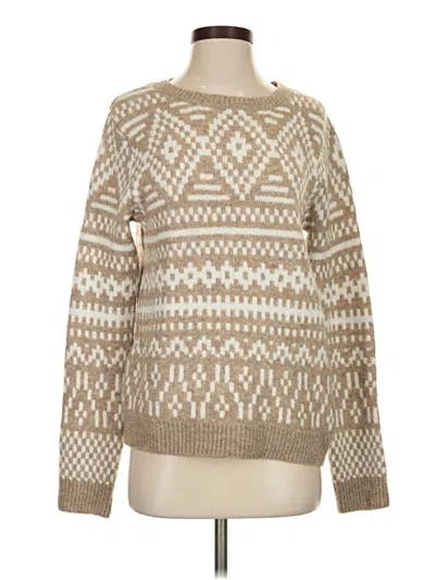 Pre-owned Cupcakes And Cashmere Pullover Sweater In Tan