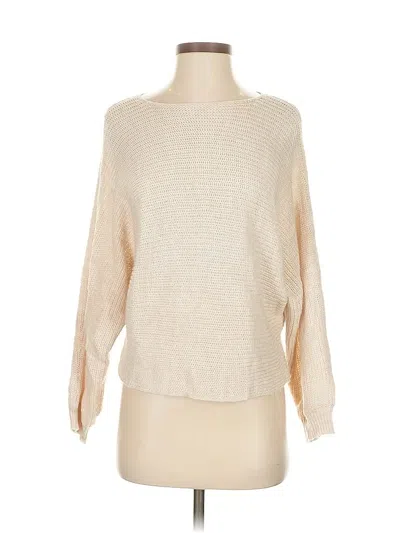 Pre-owned Cupcakes And Cashmere Pullover Sweater In White