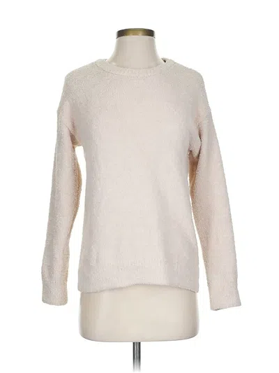 Pre-owned Cupcakes And Cashmere Pullover Sweater In White