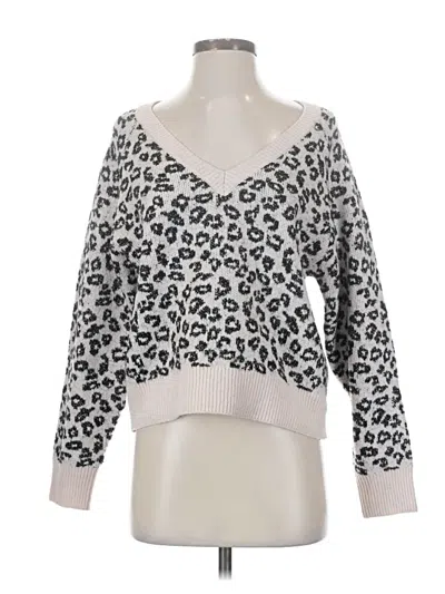 Pre-owned Cupcakes And Cashmere Pullover Sweater In White